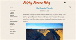 Desktop Screenshot of friskyfreeze.com